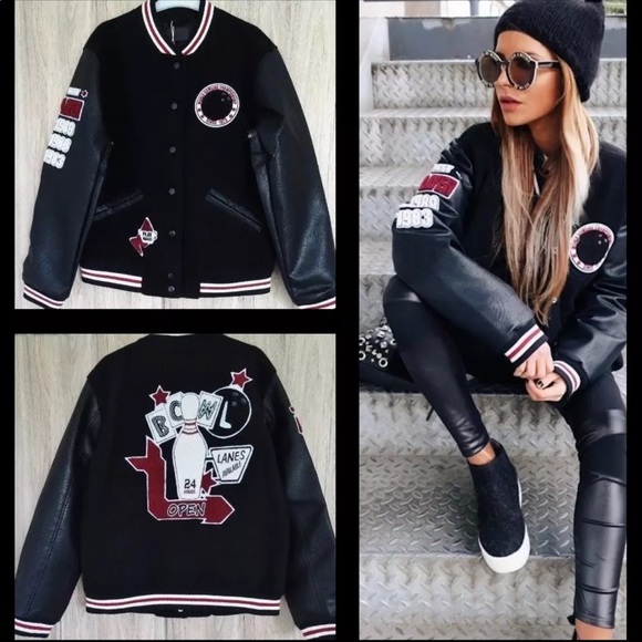 bowling varsity jacket